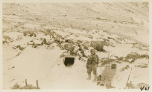 Image of Eskimo [Inughuit] igloo, the most northern habitation in Greenland